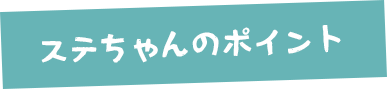 ステちゃんのポイント